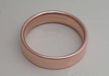 One Rivet Ring - Sterling Silver With 14k Gold Rivet