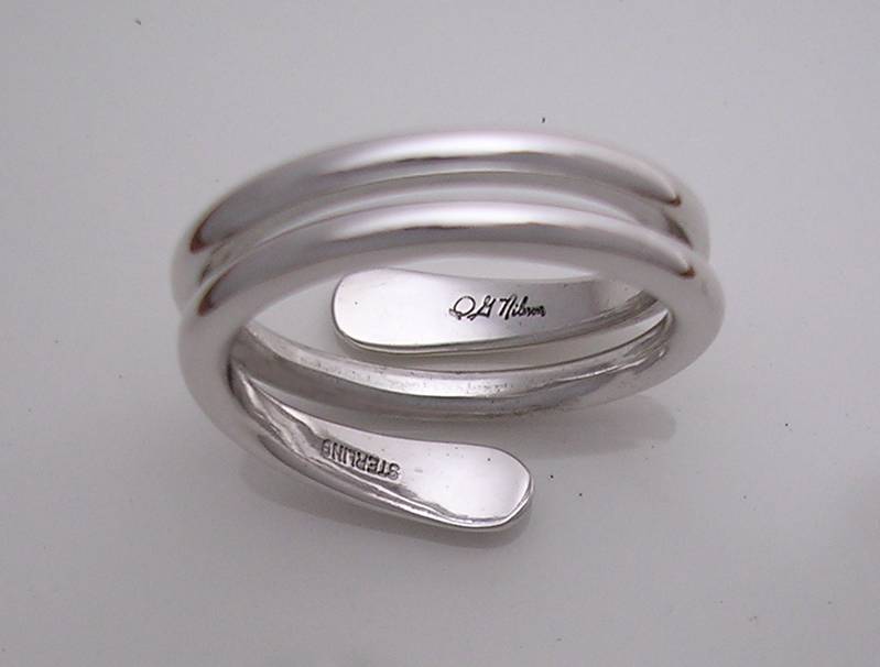 Moon Star Energy Ring in 11 Gauge Sterling Silver