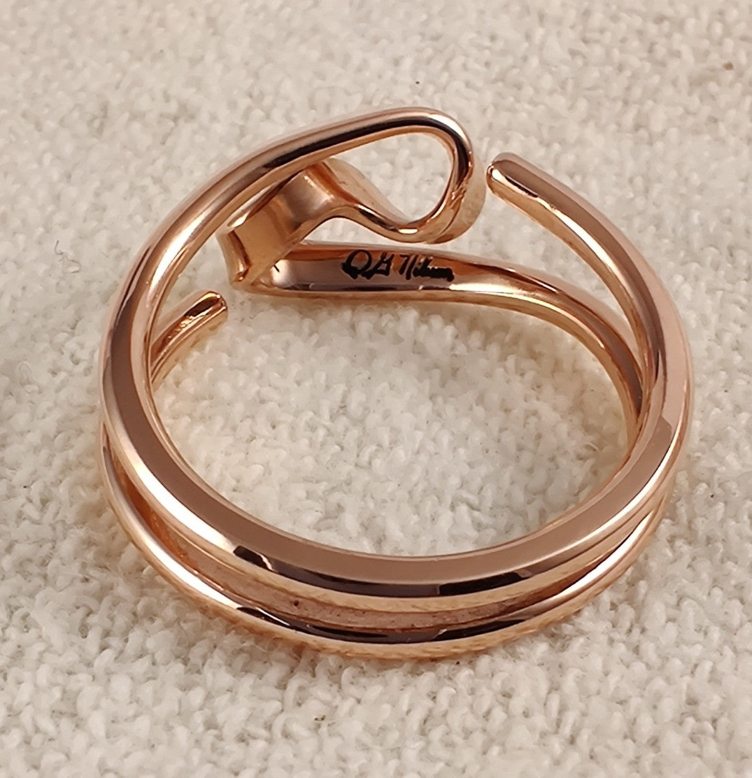 Two Turn Vortex Energy Ring™ in 12 gauge Pure Copper Tesla Inspired Jewelry