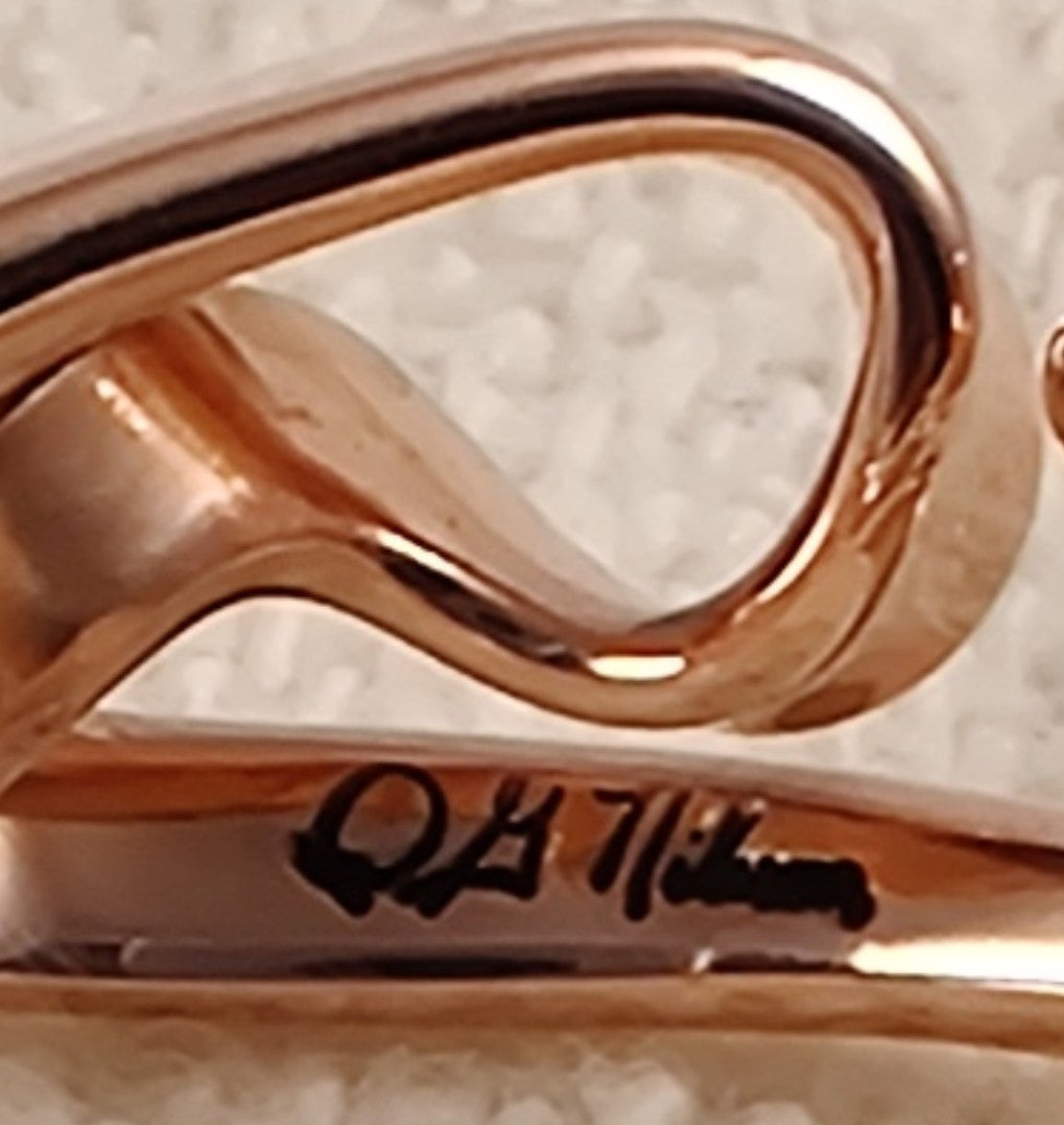 Two Turn Vortex Energy Ring™ in 12 gauge Pure Copper Tesla Inspired Jewelry