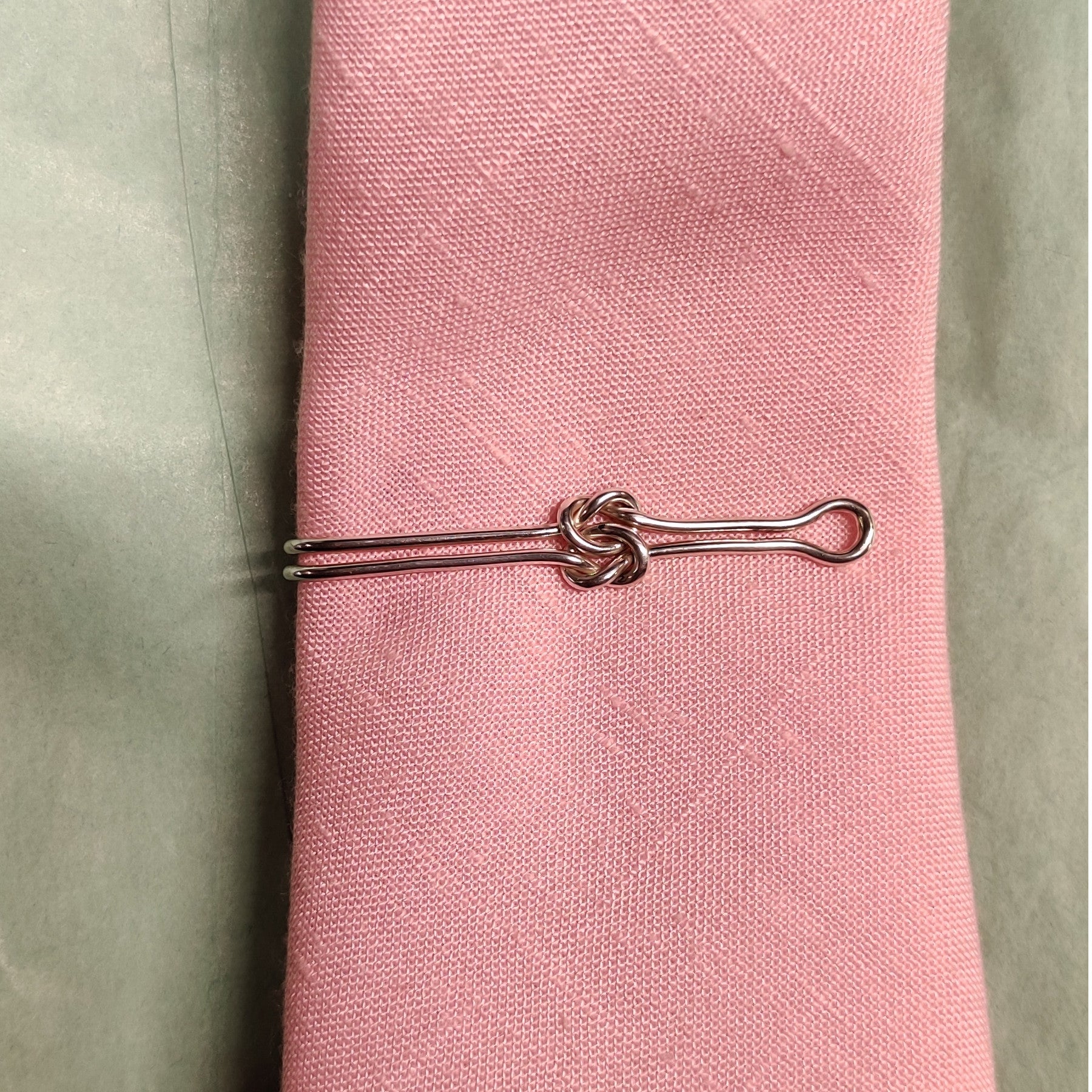 Celtic Knot Tie Clip in Sterling Silver