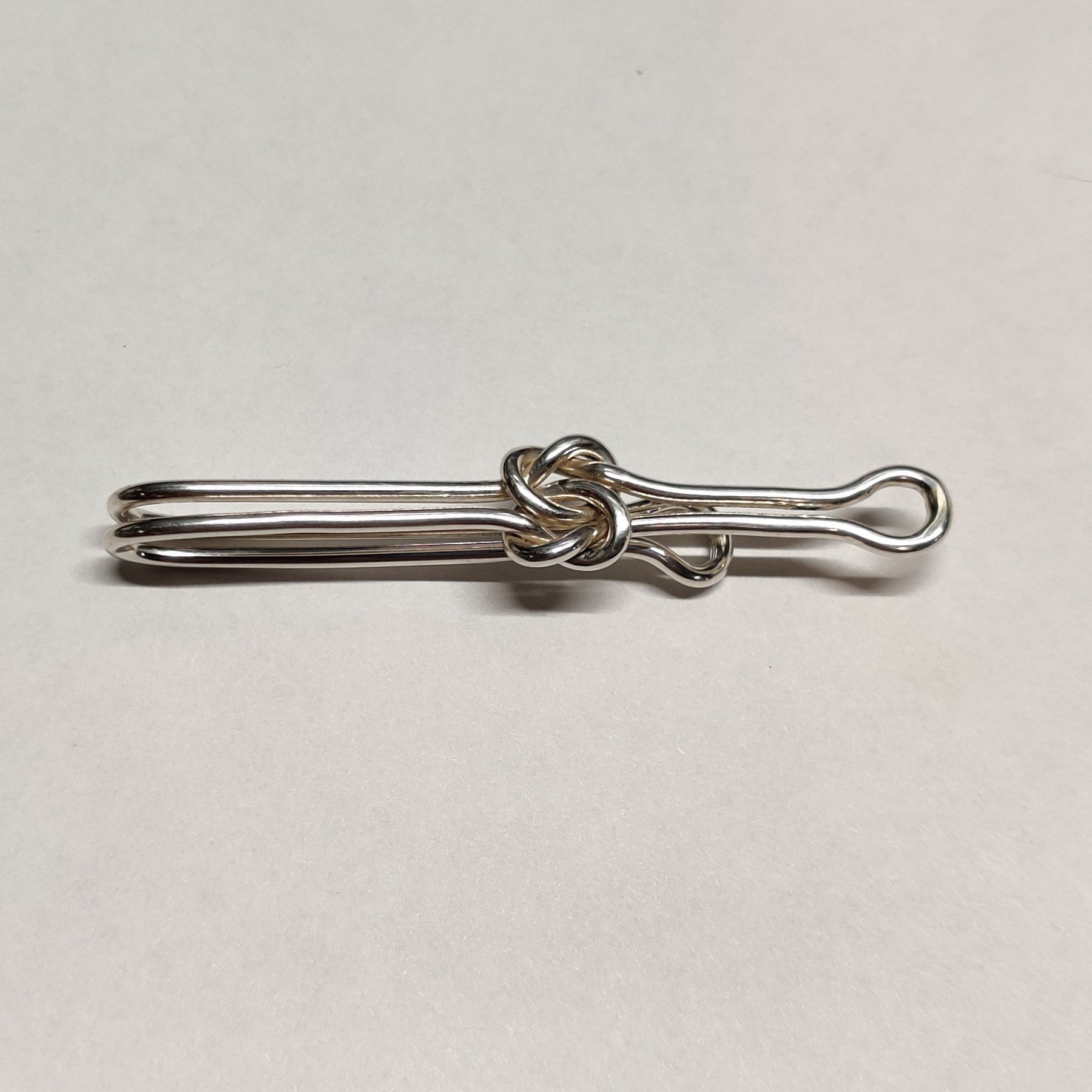 Celtic Knot Tie Clip in Sterling Silver