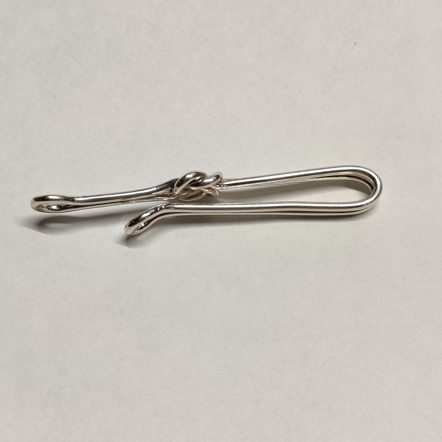 Celtic Knot Tie Clip in Sterling Silver