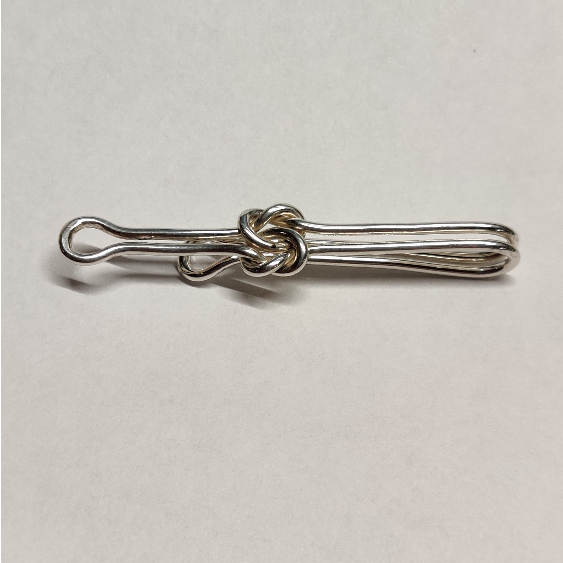 Celtic Knot Tie Clip in Sterling Silver