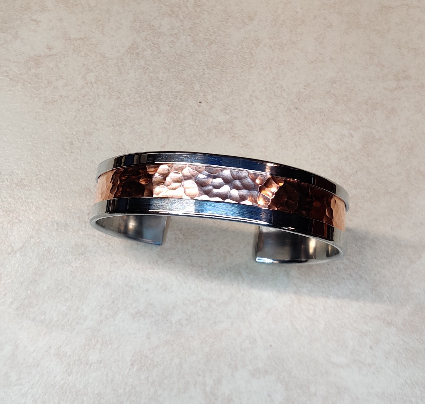 Zinc Bracelet with Pure Copper