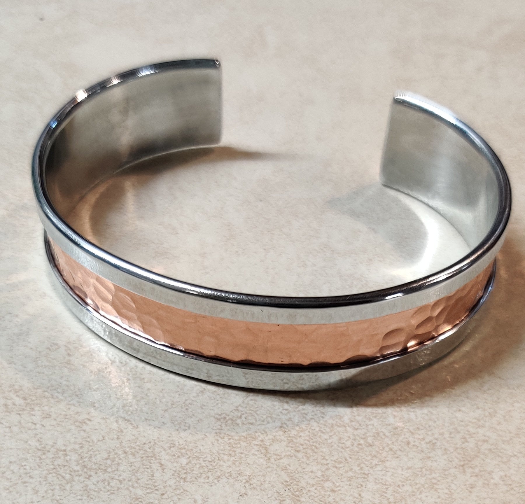 Zinc Bracelet with Pure Copper