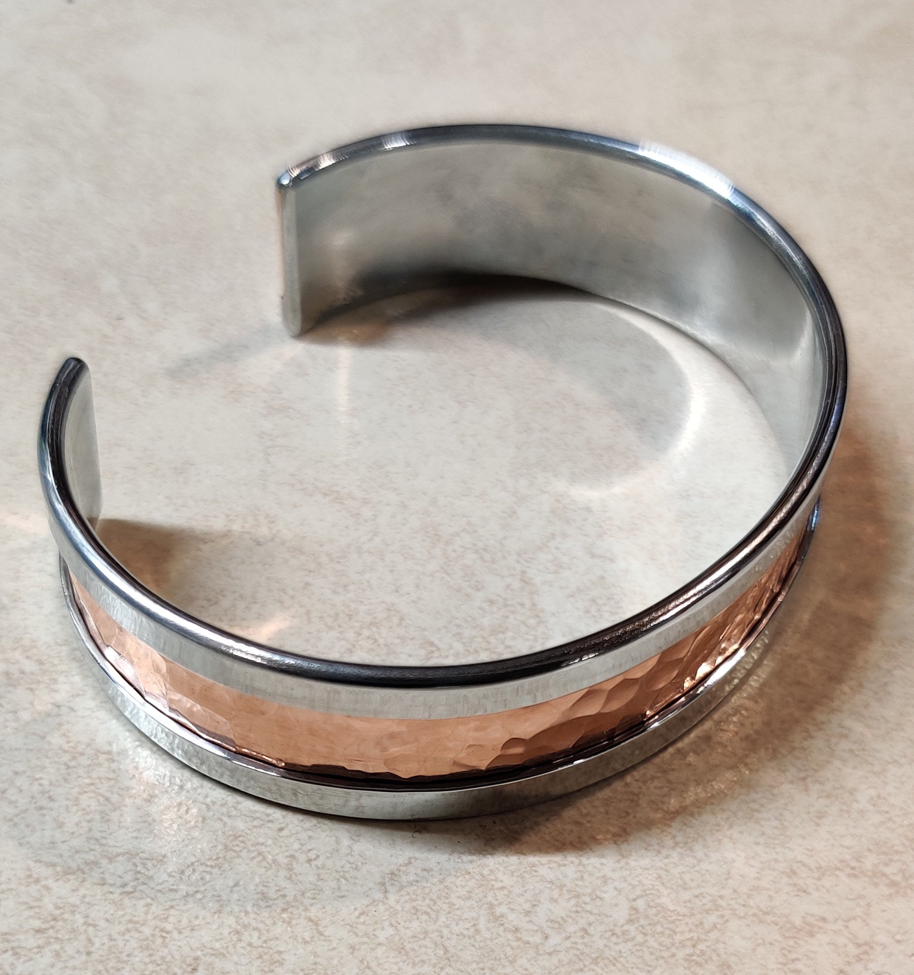 Zinc Bracelet with Pure Copper