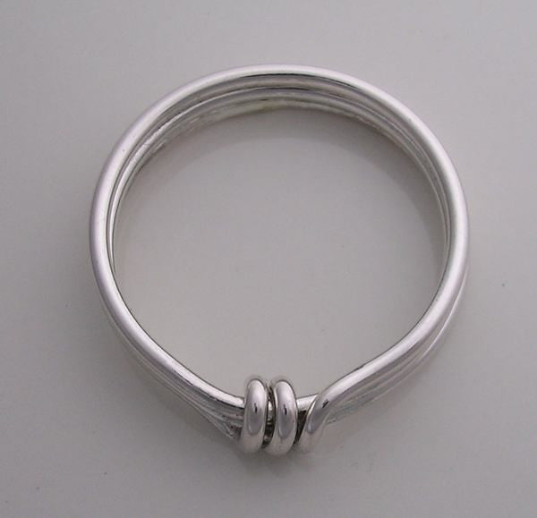 Twin Peaks Ring In Sterling Silver