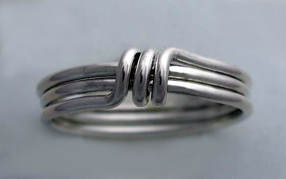 Twin Peaks Ring In Sterling Silver