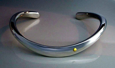 Three Turn Wave Energy Rings™In Solid 14K Yellow Gold