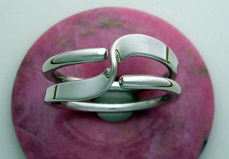 2 Turn Wave Energy Ring™ in Sterling Silver