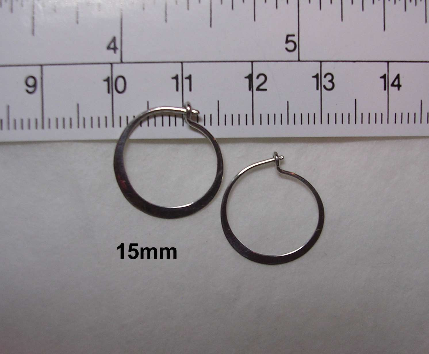 Small Hoop Earrings available in Sterling, Niobium, or 14k Yellow, Rose or Palladium White Gold