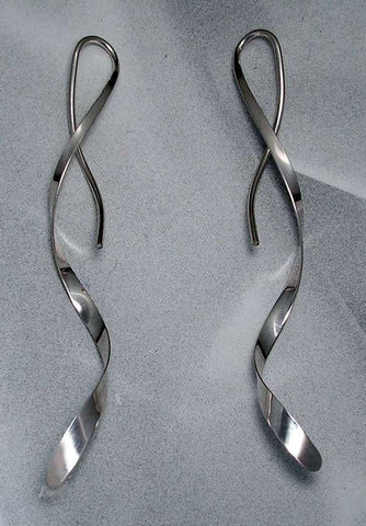 3D Printed Chain Mail Earrings