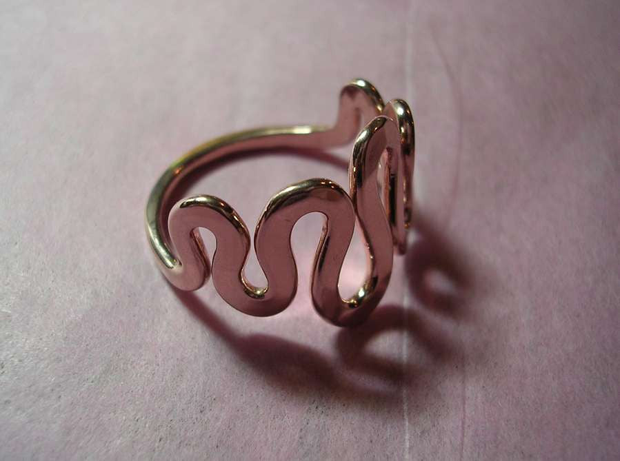 Pure Copper Half Way Waves in a  Band