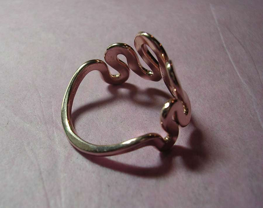 Pure Copper Half Way Waves in a  Band