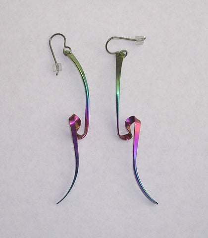 3D Printed Chain Mail Earrings
