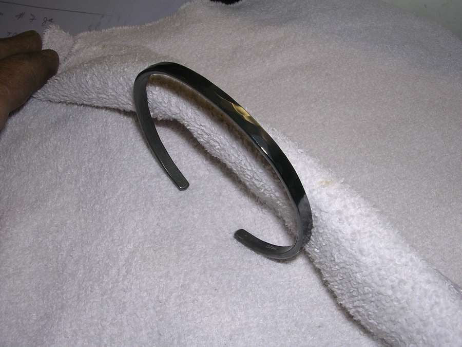 Pure Blackened Niobium Bracelet for Men and Women