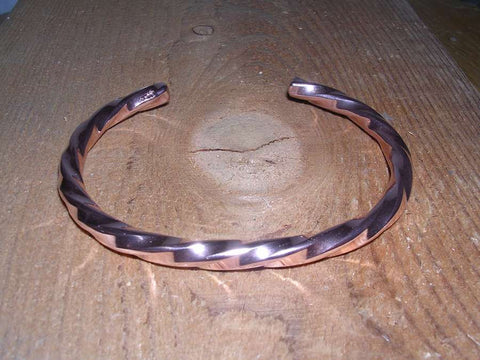 Zinc Anklet With Hammer Texture