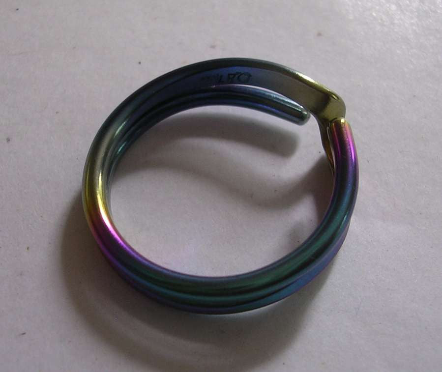 Colored Niobium 2 Turn Wave Energy Ring