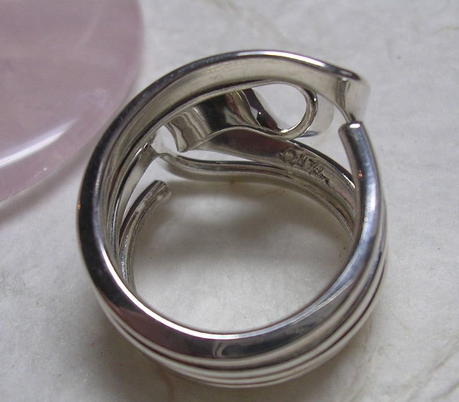 Sterling Silver Four Turn Vortex Energy Ring™.