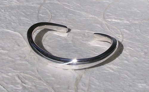 Sterling Silver Classic Bracelet Hand Forged in 4 gauge