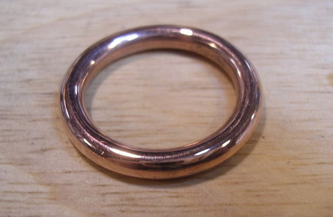 Four Turn Vortex Energy Ring™ Hand Forged In 12 Gauge Pure Copper