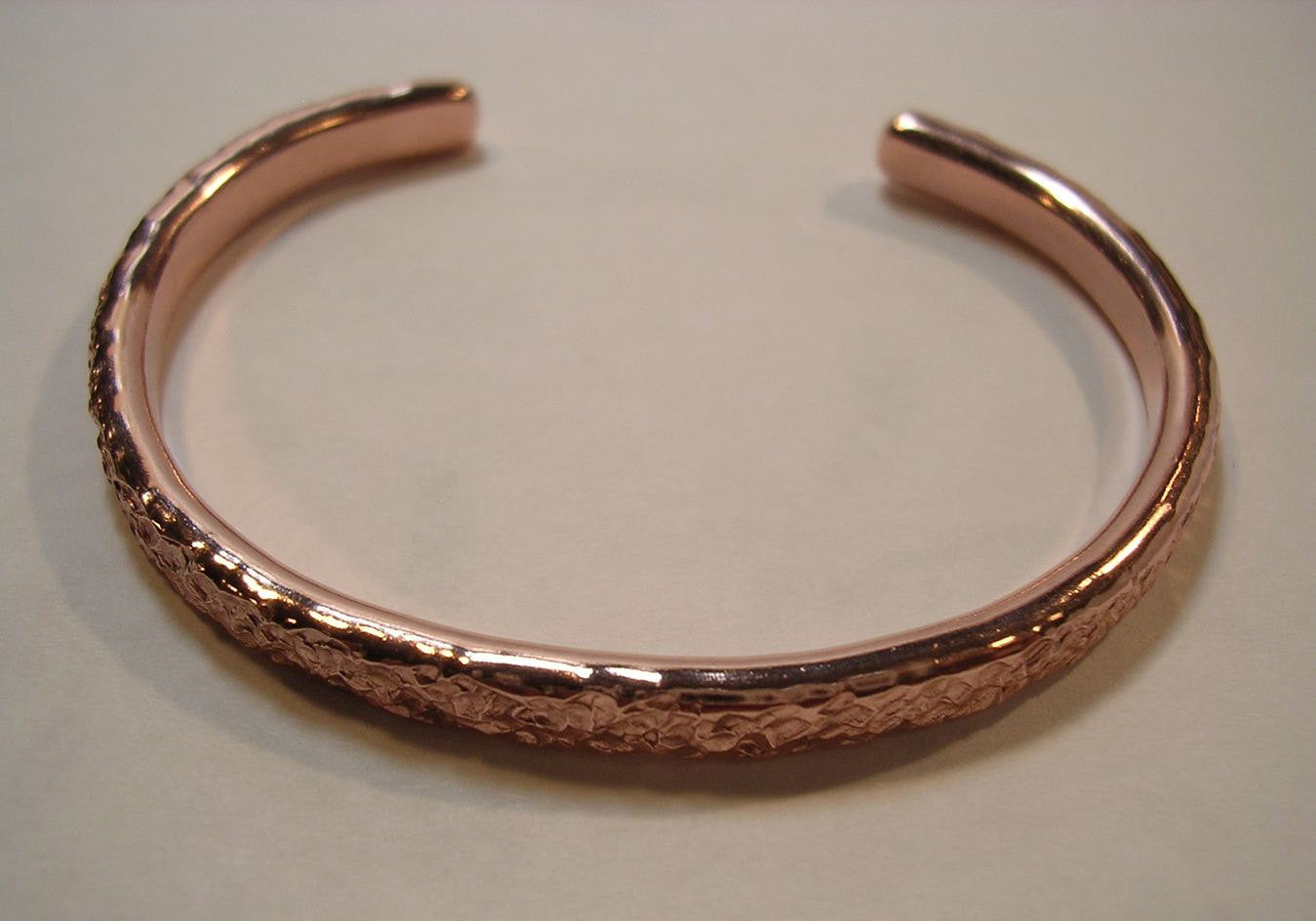 Heavily Textured ( Mock Pavé ™ ©) Pure Copper Cuff Bracelet
