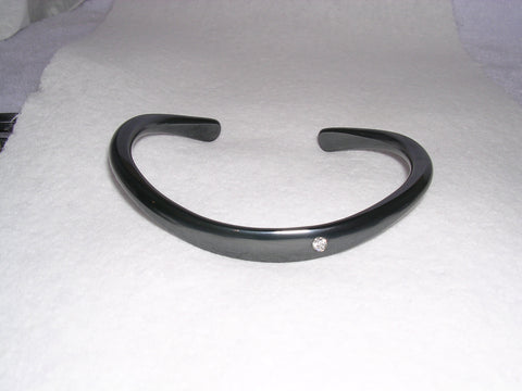 Zinc Cuff Bracelet With Hammer Texture