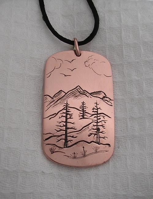 Copper Mountain Pendant