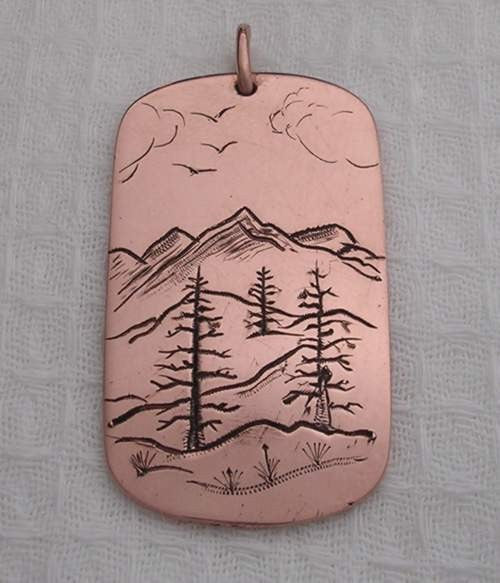 Copper Mountain Pendant