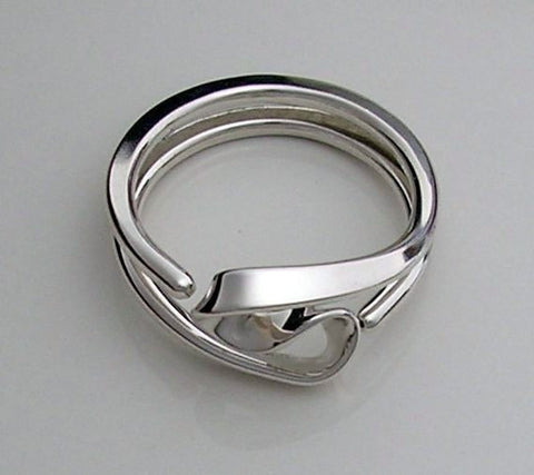 2 Turn Wave Energy Ring™ in Sterling Silver