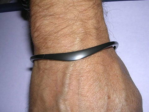Zinc Anklet With Hammer Texture