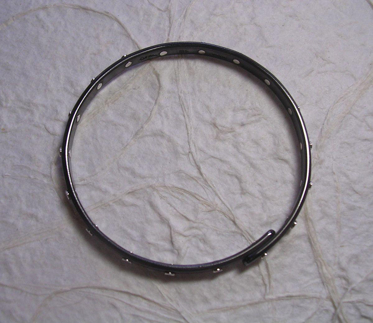 Niobium Bracelet with 18 Sterling Silver Rivets