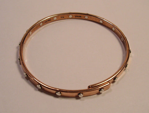 Sterling Silver Classic Bracelet Hand Forged in 6 Gauge