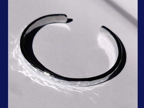 Energy Ring™  Two Turn Vortex Energy Ring ™  in 12 gauge Sterling Silver
